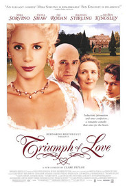 Another movie The Triumph of Love of the director Clare Peploe.