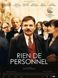 Another movie Rien de personnel of the director Mathias Gokalp.