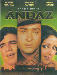 Another movie Andaz of the director Ramesh Sippy.