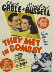 Another movie They Met in Bombay of the director Clarence Brown.